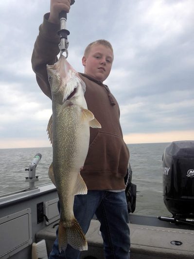 Lake Erie walleye fishing lures-charter boats, Port Clinton